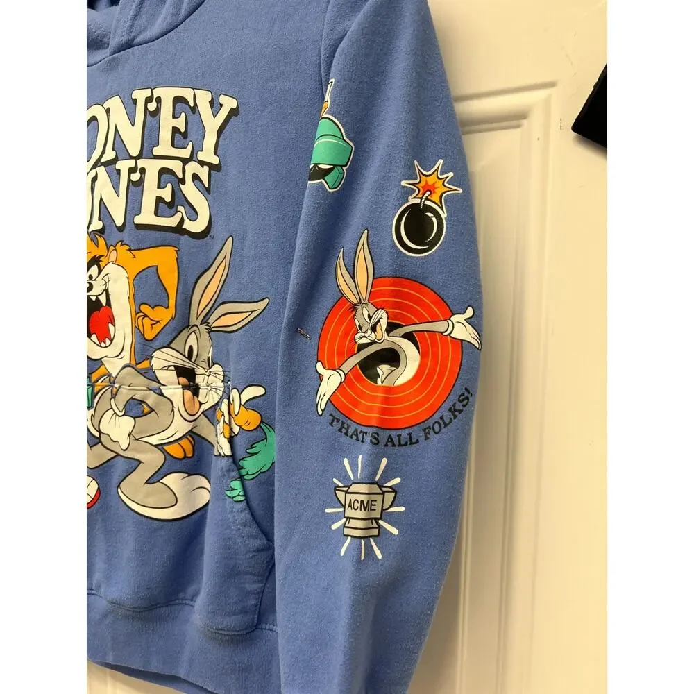 Looney Tunes Youth 10/12 Hoodie Warner Bothers NOC3575